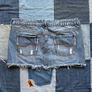 vtg tilt denim mini skirt y2k size 11